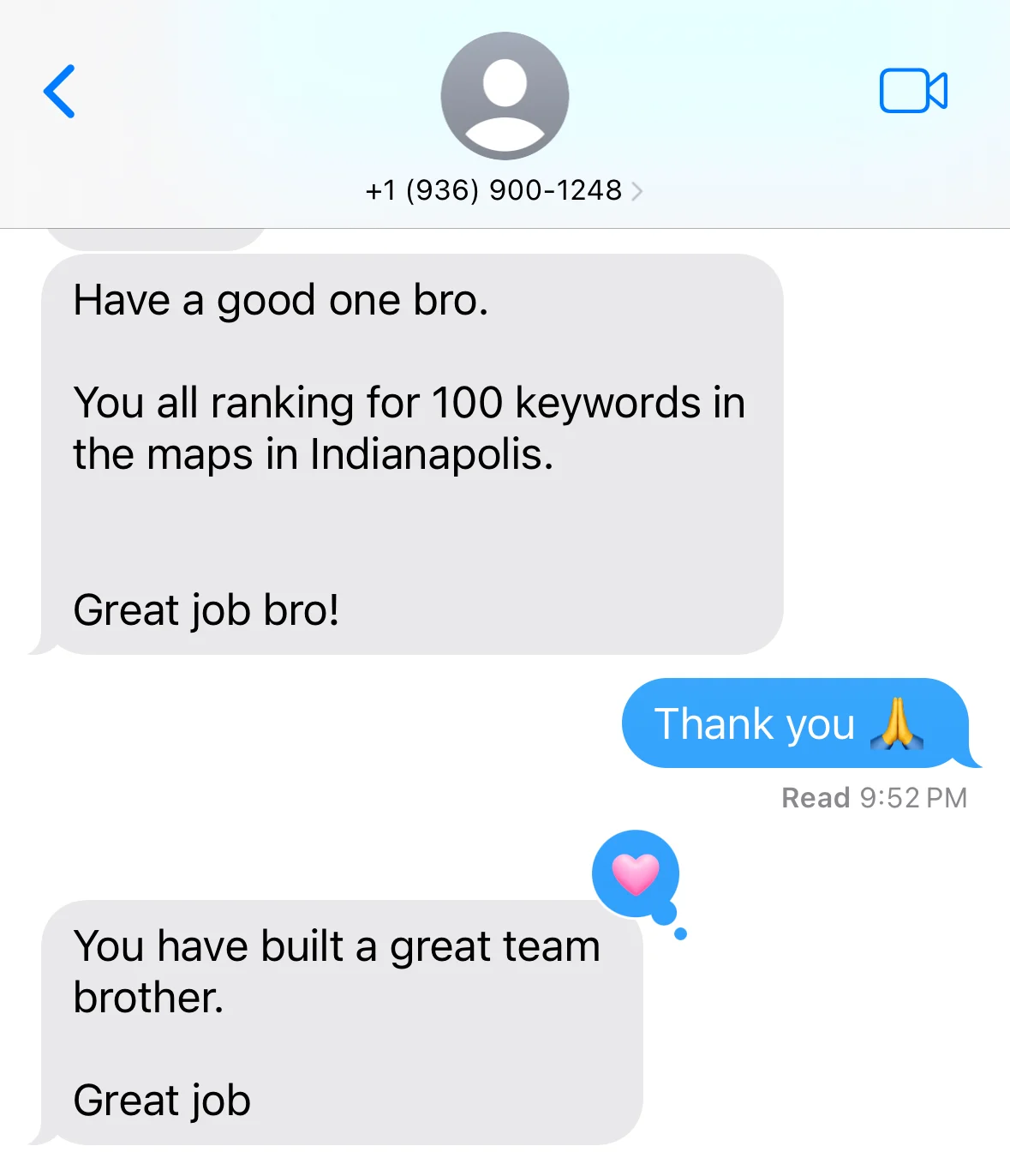 Client review