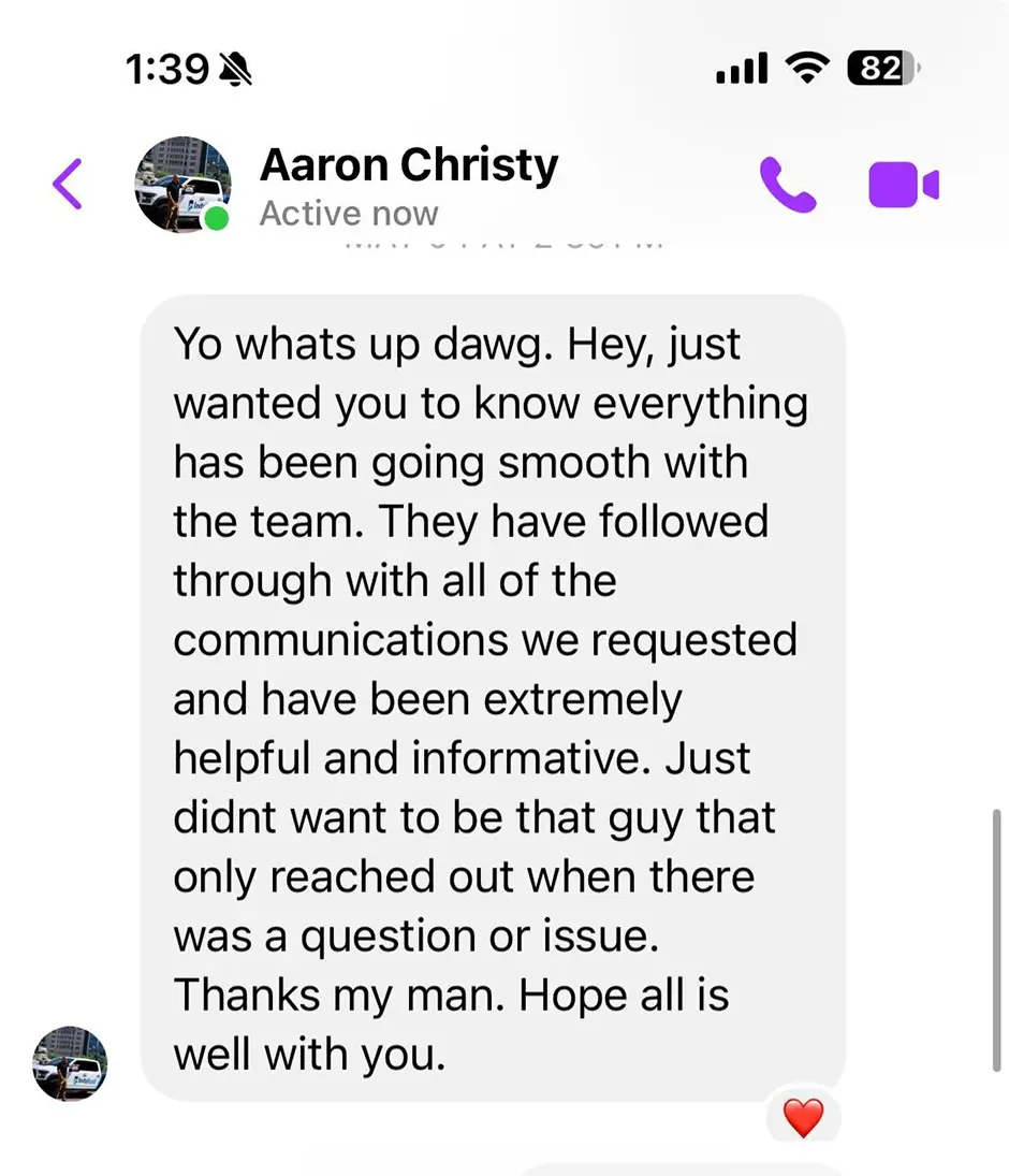 Aaron Christy review